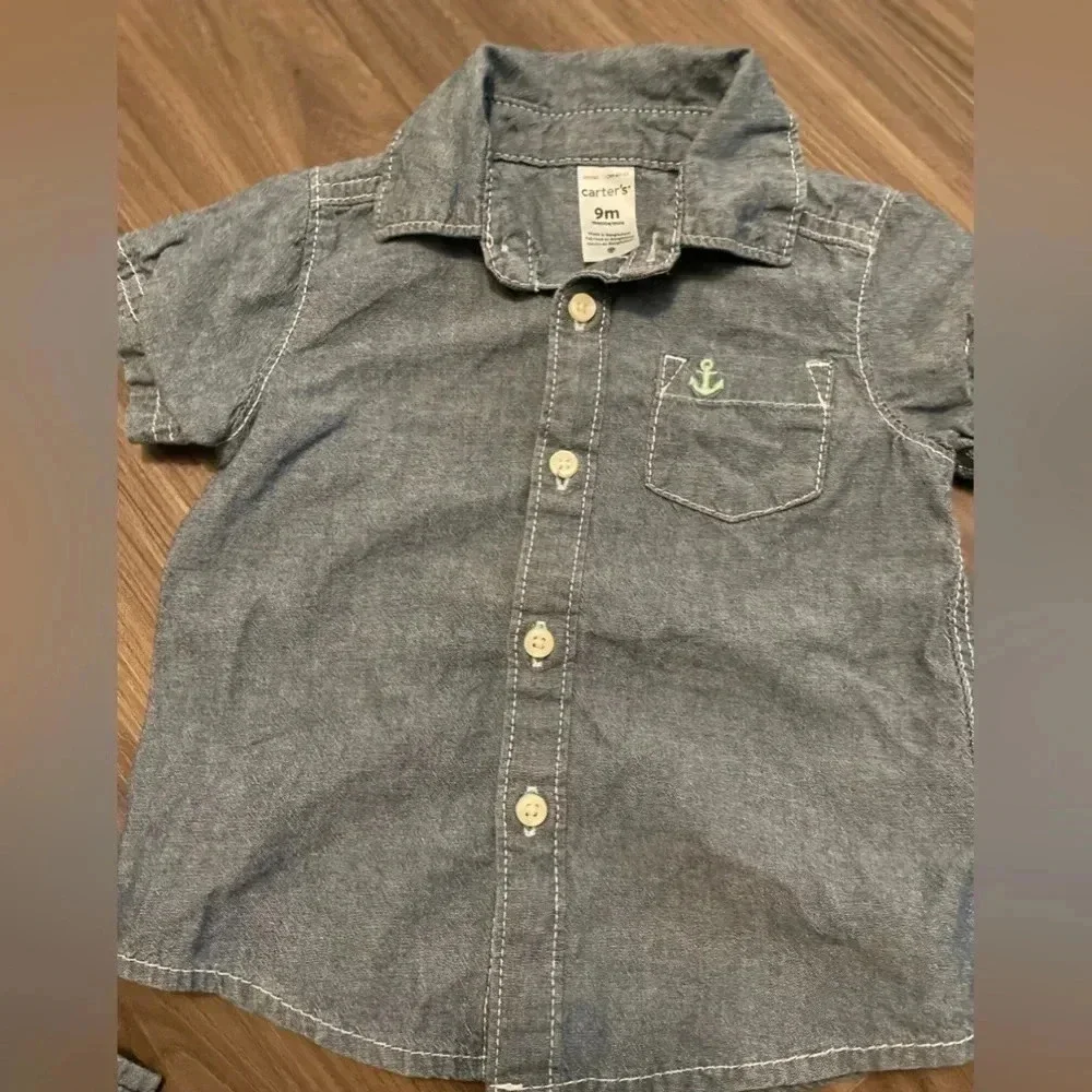 Carters Baby Boy 3 piece shirt bundle size 9 months